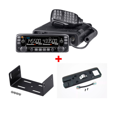 Emisora VHF/UHF bibanda Icom IC-2730E Black Edition (PACK con MBF-1 y MBA-5)